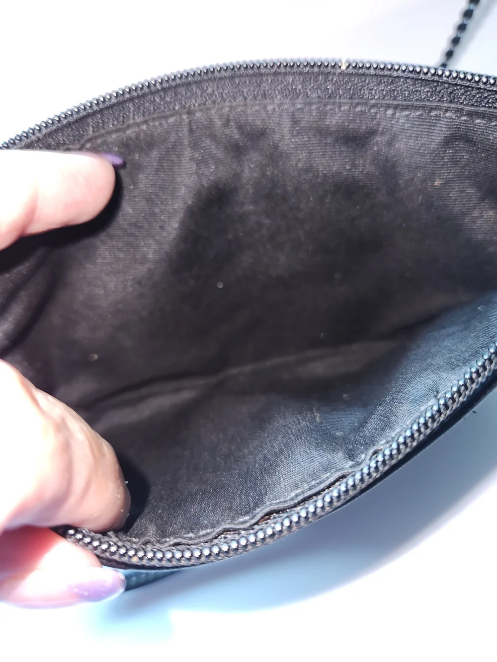 Vintage Coach Black Leather Wristlet